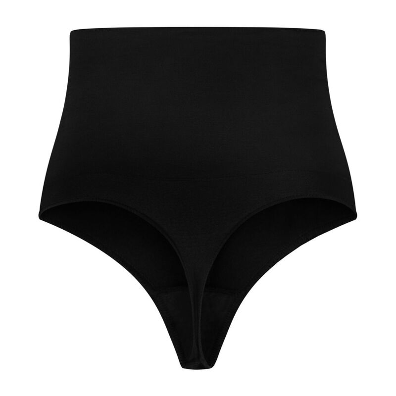 BYE-BRA - FAJA SIN COSTURAS ESTILO TANGA NEGRO TALLA S