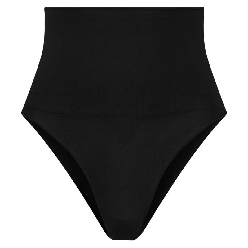 BYE-BRA - FAJA SIN COSTURAS ESTILO TANGA NEGRO TALLA S